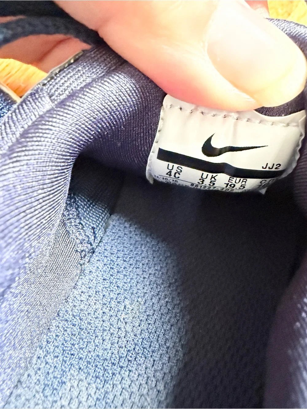 Nike Air Max Zero Toddler Shoes Size 4C Blue